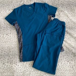 GT Performance Teal Scrubs / Scrub Set